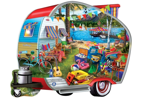 MasterPieces-puslespillet Happy Campers med 1000 brikker