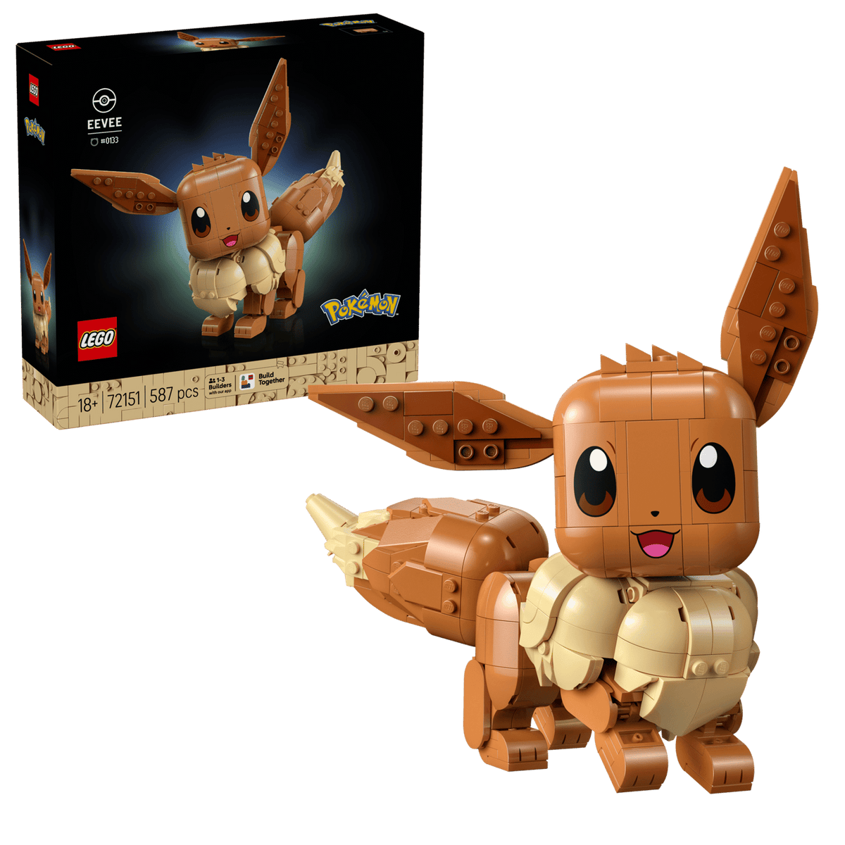 LEGO Pokémon byggesæt Eevee 72151 til voksne