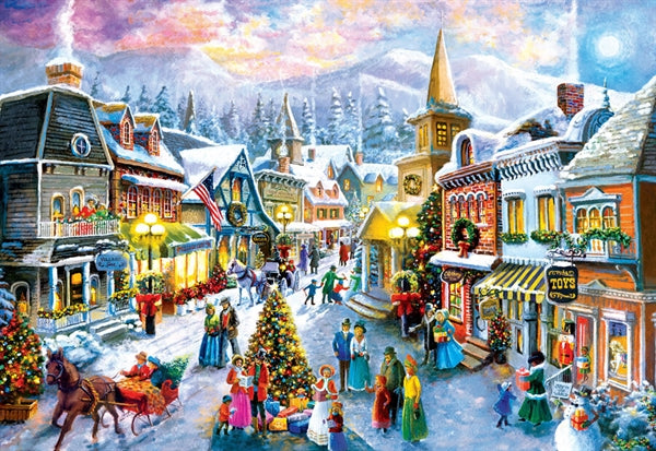 MasterPieces puslespil Victorian Holidays med 1000 brikker