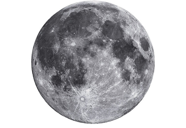 Rundt MasterPieces puslespil med 1000 brikker og motivet The Moon