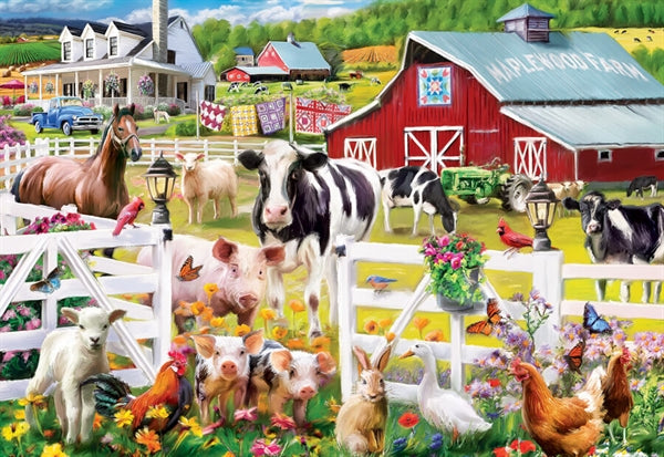 MasterPieces puslespil Weekends on the Farm med 1000 brikker