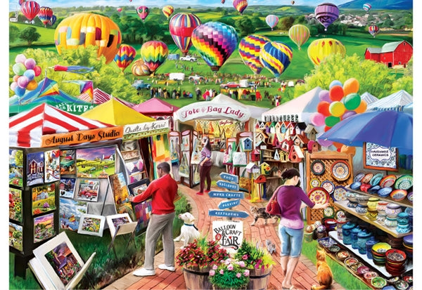 MasterPieces puslespil Balloon & Craft Fair med 1000 brikker
