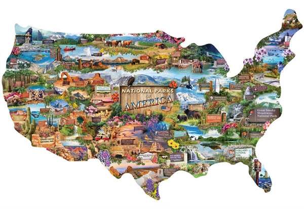MasterPieces puslespil National Parks USA med 1000 brikker