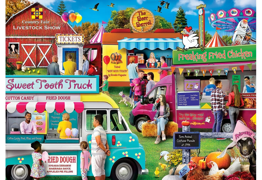MasterPieces puslespil Country Fair med 1000 brikker
