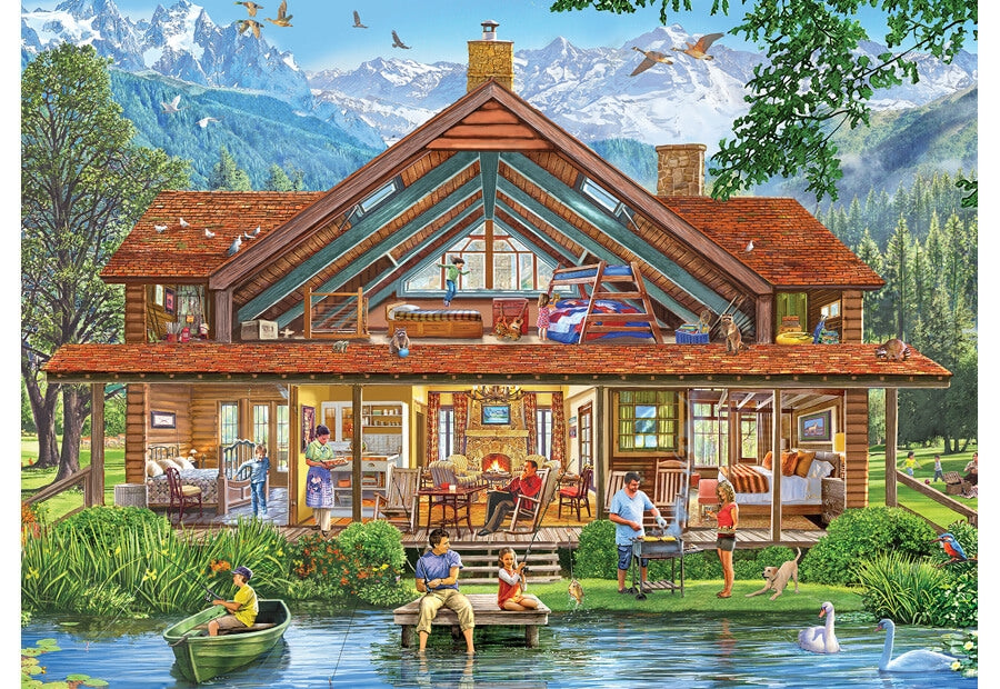 MasterPieces puslespil Camping Lodge med 1000 brikker
