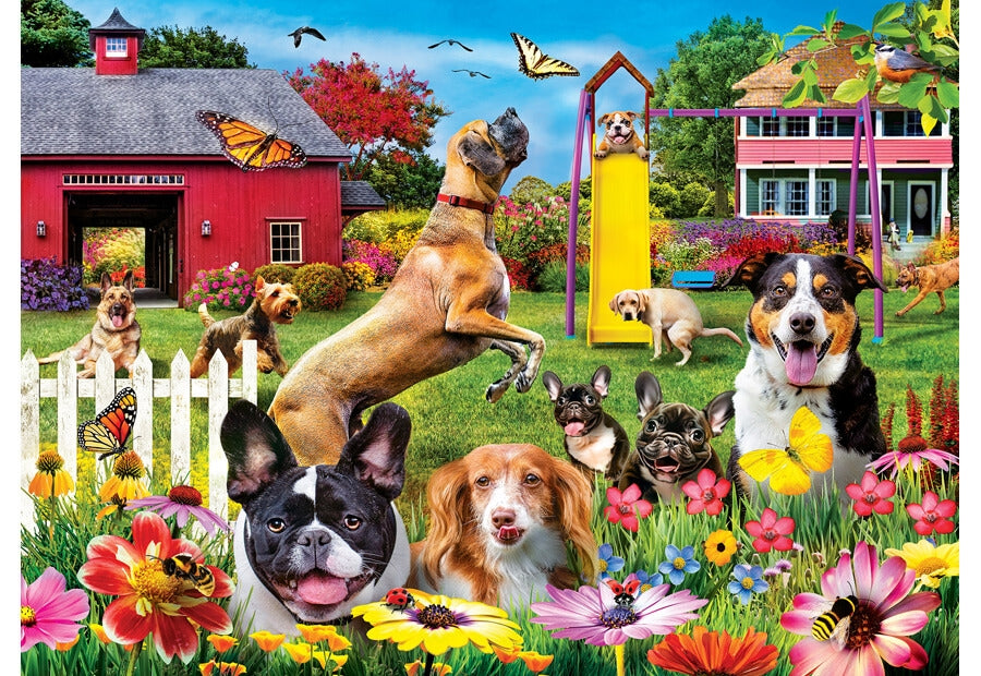 MasterPieces puslespil Dog Gone Good Day med 1000 brikker