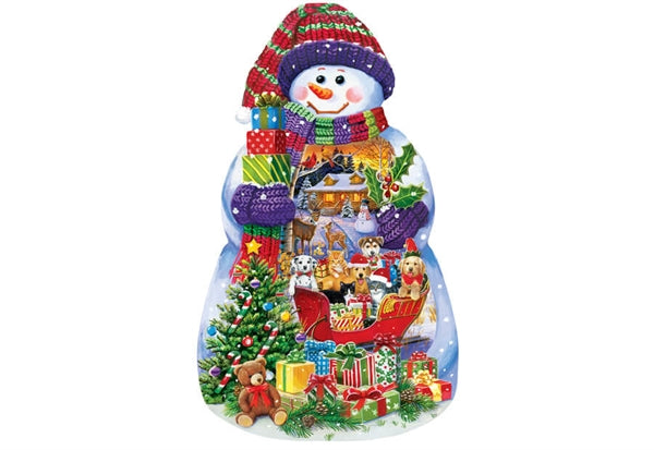 MasterPieces puslespil Snowman Spectacle med 1000 brikker