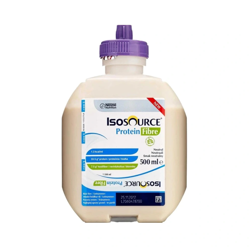 Pakning med Isosource Protein Fibre sondeernæring, 500 ml