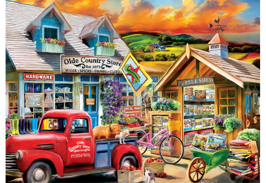 MasterPieces puslespil The Puzzle Shed med 1000 brikker