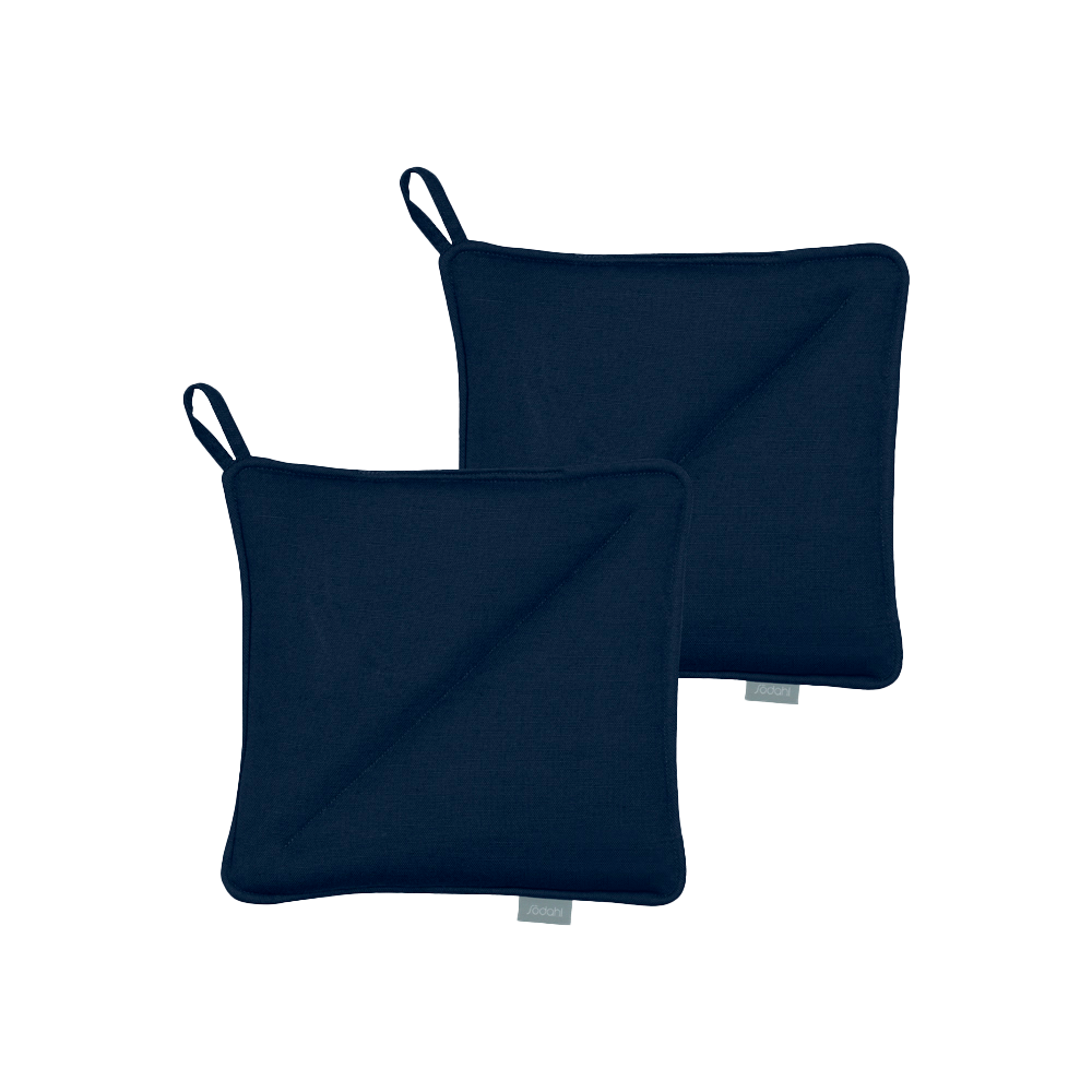 Södahl Soft grydelapper i 2-pak, 20 x 20 cm