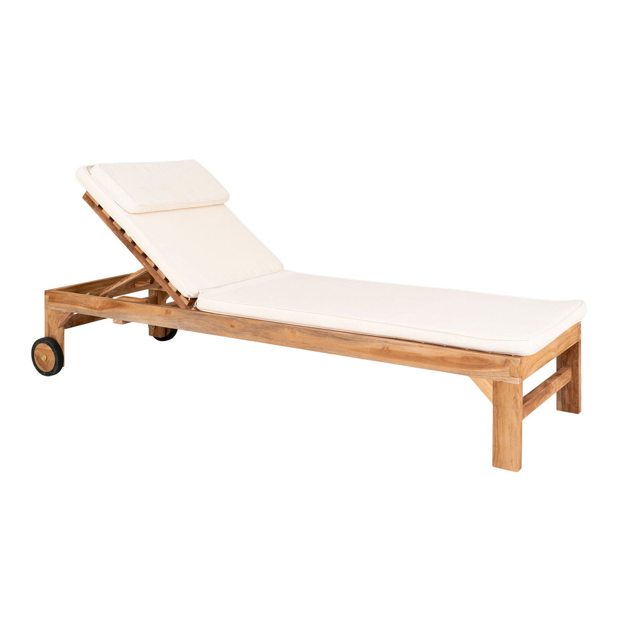 Se House Nordic - Andorra Solvogn med Hynde Sæt - Teak/Bomuld Natur/Hvid, 62 x 200 cm ❤ Kæmpe udvalg i House Nordic - Køb online på udsalg og tilbud lige nu ❤ Billig fragt og hurtig levering - Varenummer: Bolig&Haven-61414557286730 og barcode / Ean: 5713917015313 på lager - Udsalg på Få op til 69% i rabat - Find over 1.798 brands på udsalg