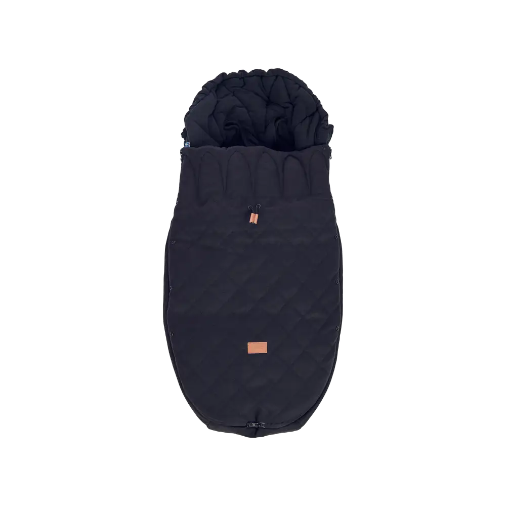 Najell kørepose i Matte Black med fleece