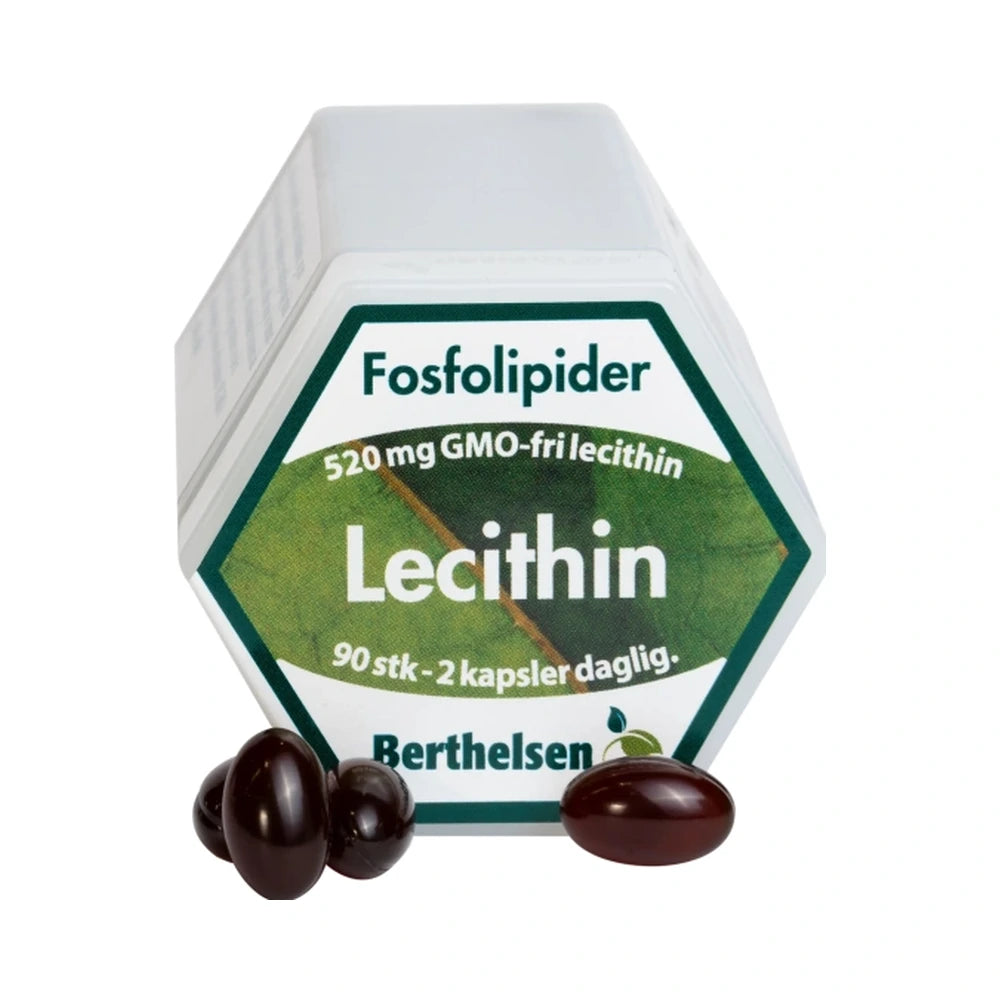 Pakning med Berthelsen Lecithin kosttilskud, 90 stk