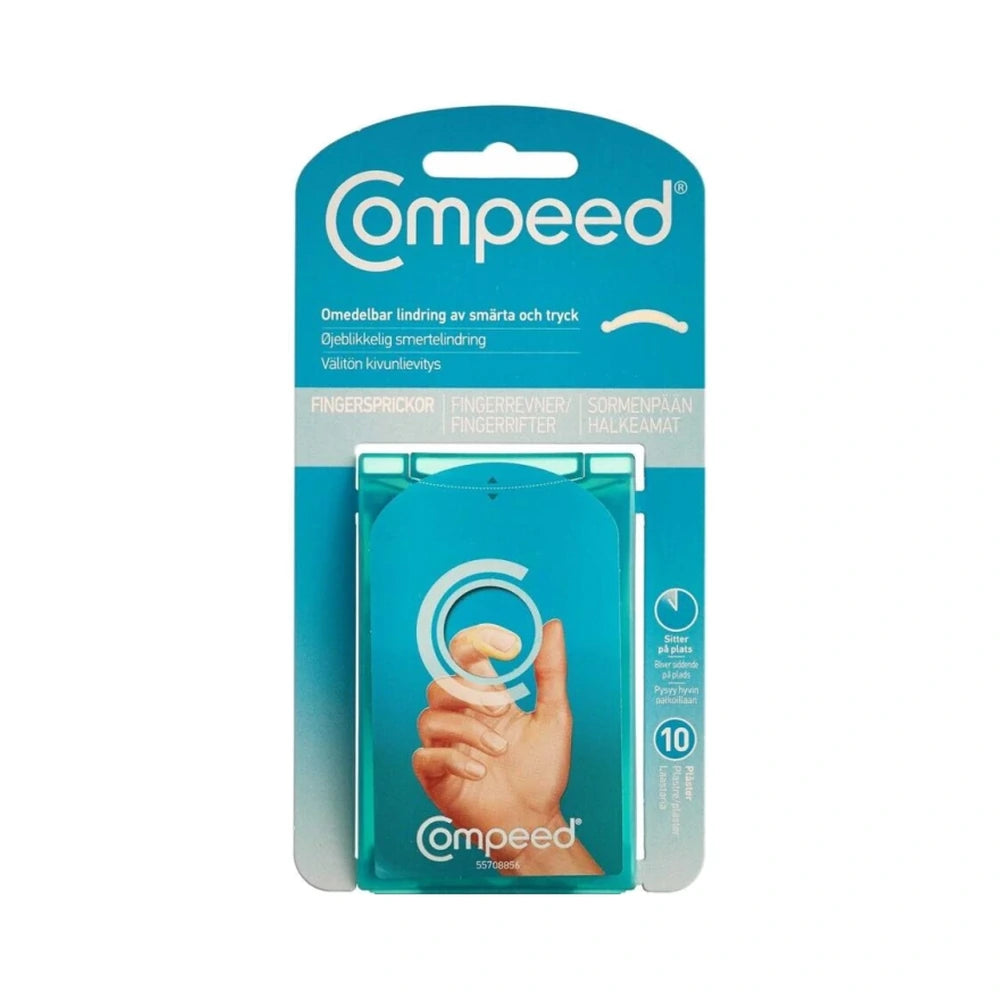 Pakning med Compeed Fingerrevner, 10 stk