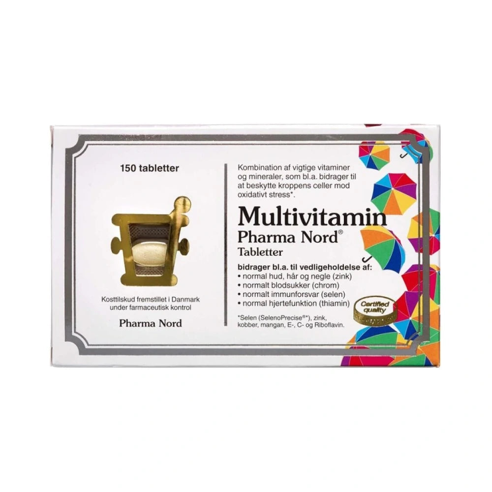 Pakning med Pharma Nord Multivitamin kosttilskud, 150 stk