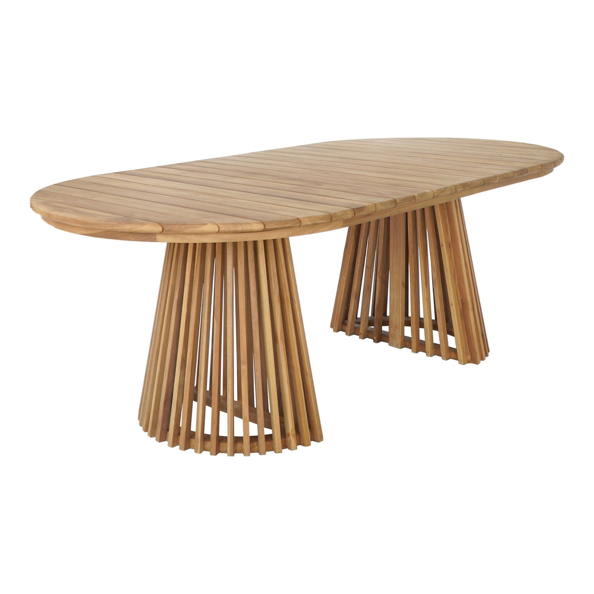 Berja spisebord i naturfarvet teak fra House Nordic