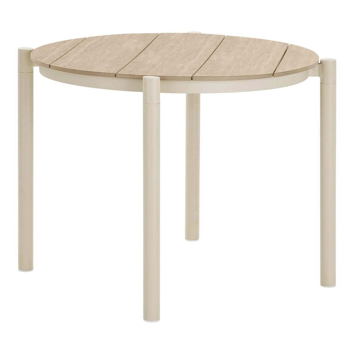 Se House Nordic - Abela Spisebord Rundt Alu/Nonwood, Sand/Natur - Ø90 x 74 cm ❤ Kæmpe udvalg i House Nordic - Køb online på udsalg og tilbud lige nu ❤ Meget billig fragt og hurtig levering - Varenummer: Bolig&Haven-61257412837706 og barcode / Ean: 5713917041763 på lager - Udsalg på Spar helt op til 79% - Stort udsalg på over 739 brands