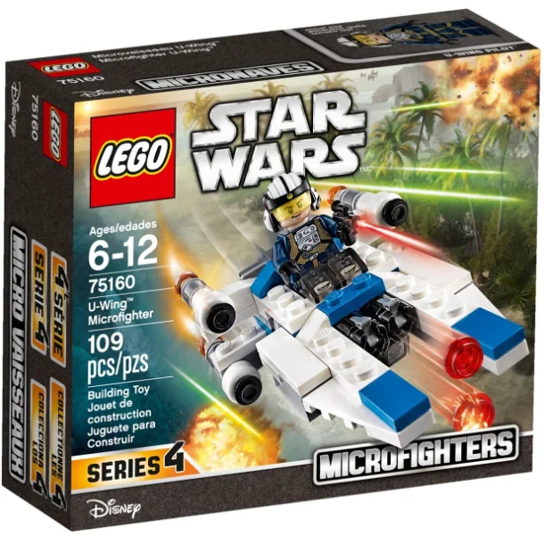 LEGO Star Wars U-Wing Microfighter (75160) kompakt model med pilot-minifigur