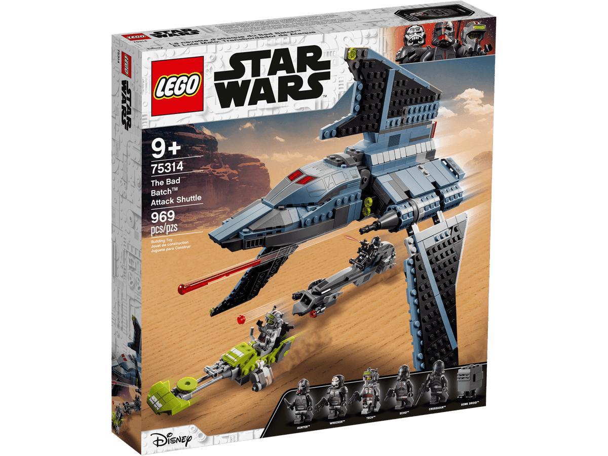 LEGO Star Wars The Bad Batch angrebsskib 75314 med store vinger
