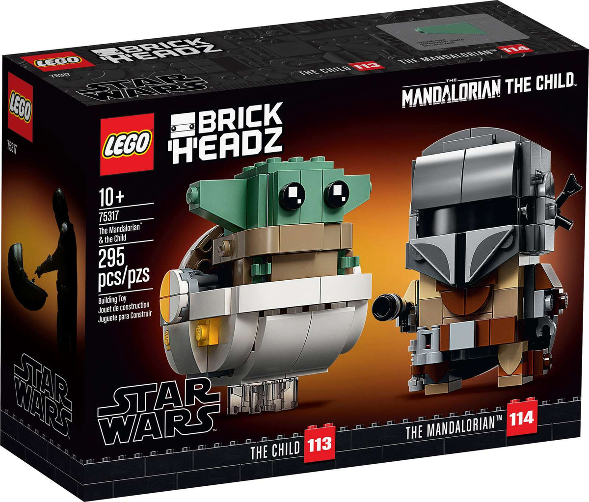 LEGO BrickHeadz Mandalorianeren og Barnet 75317 figurer