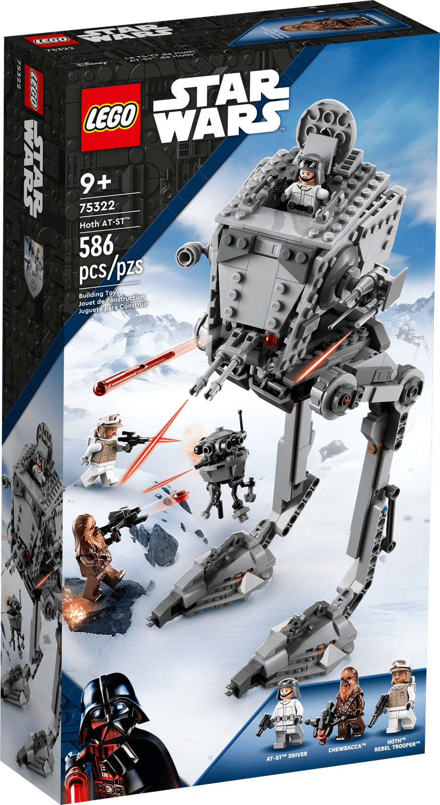LEGO Star Wars Hoth AT-ST 75322 model fra slaget om Hoth