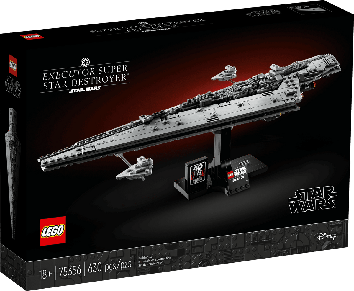 LEGO Star Wars Executor superstjernedestroyer 75356, detaljeret udstillingsmodel