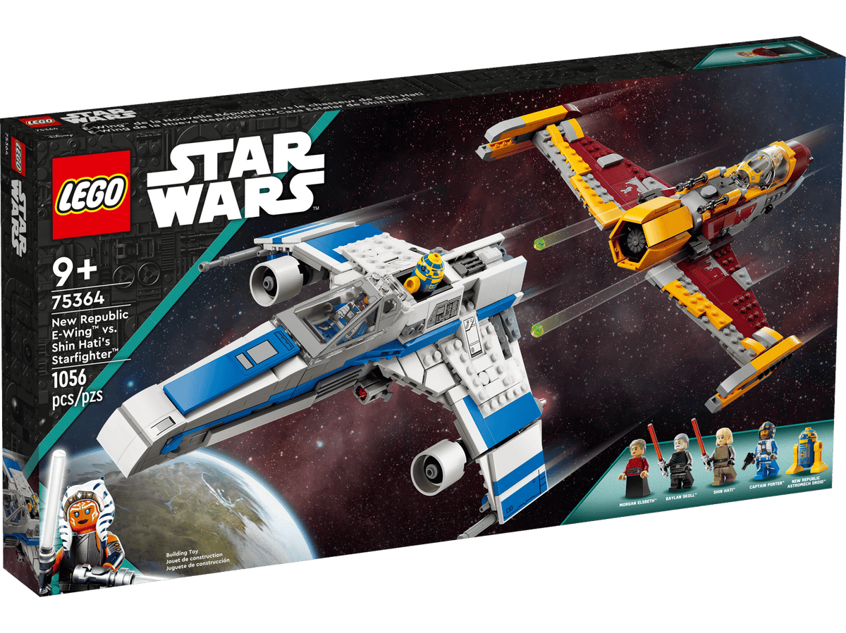 LEGO Star Wars 75364 med Den Ny Republiks E-wing og Shin Hatis stjernejager
