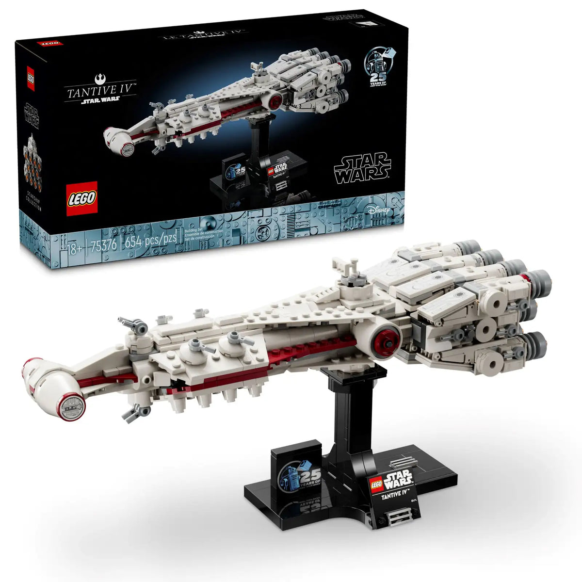 LEGO Star Wars Tantive IV 75376 klodsmodel af rumskib