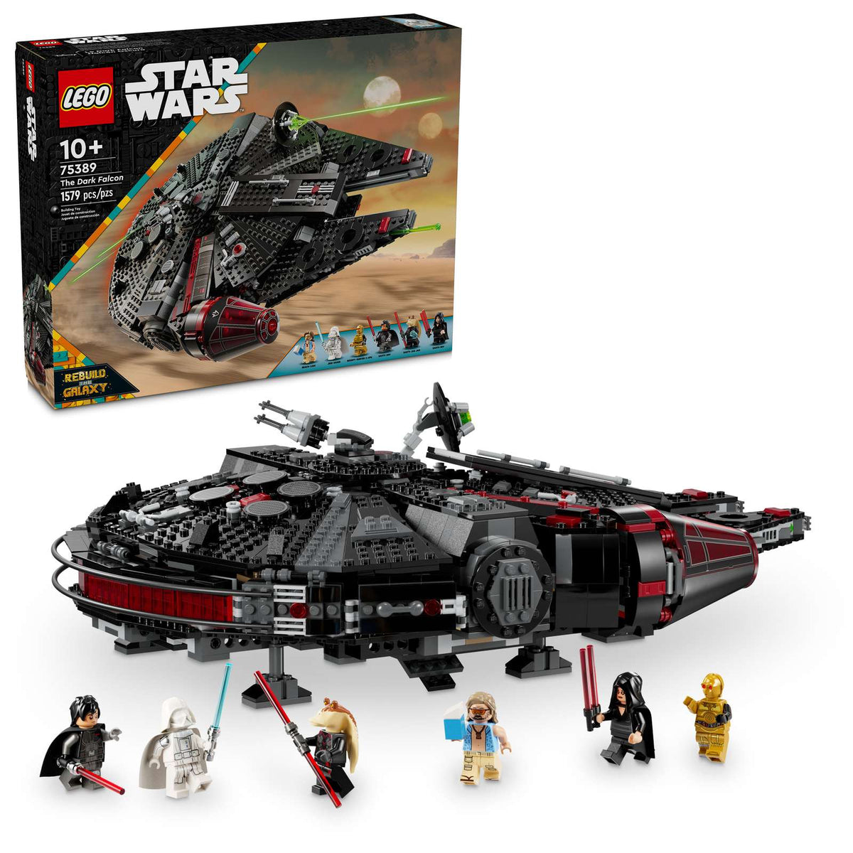 LEGO Star Wars Sortefalken, byggelegetøj 75389
