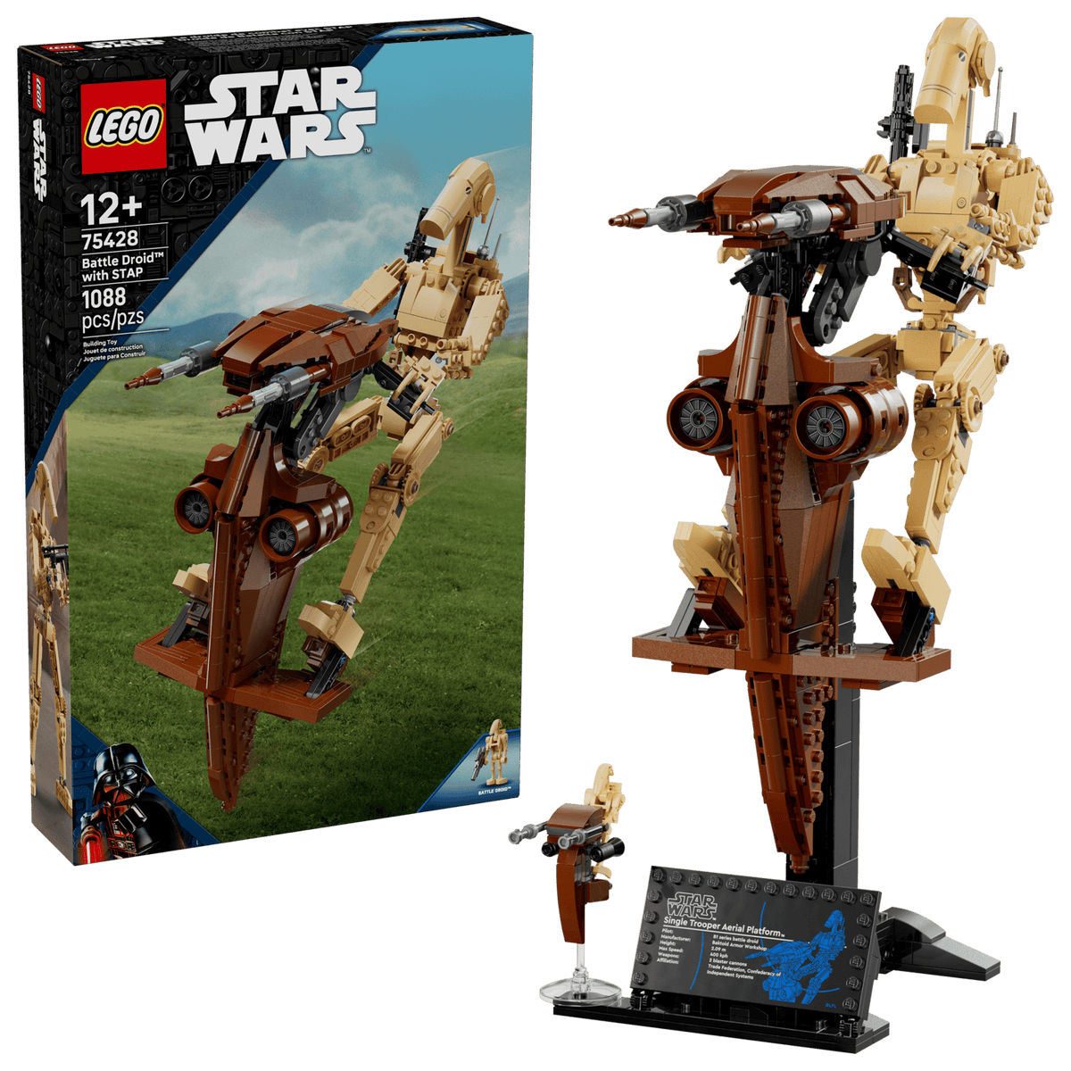 LEGO Star Wars-model 75428 Kampdroide med STAP til udstilling og leg