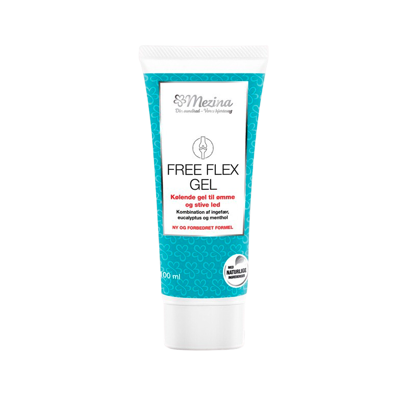 Mezina Free Flex gel med menthol og eucalyptus