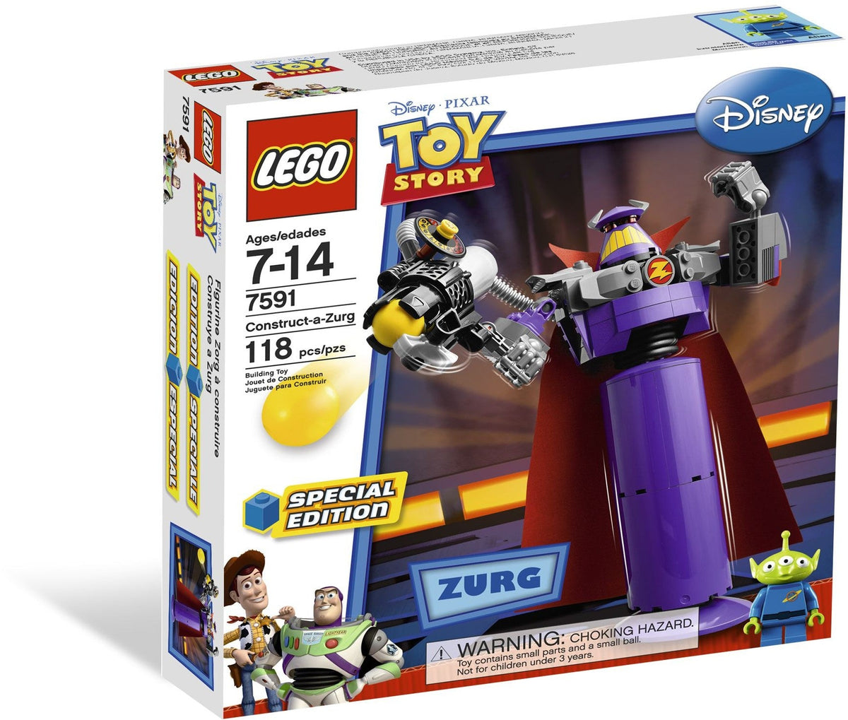 LEGO Toy Story Zurg 7591 byggefigur med bevægelige arme og ben