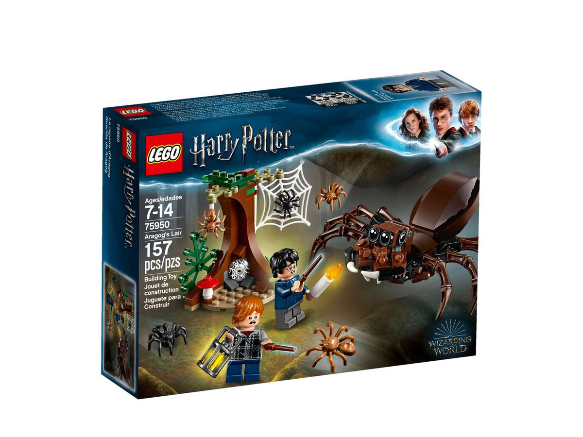 LEGO Harry Potter Aragogs hule 75950 med Aragog og edderkopper