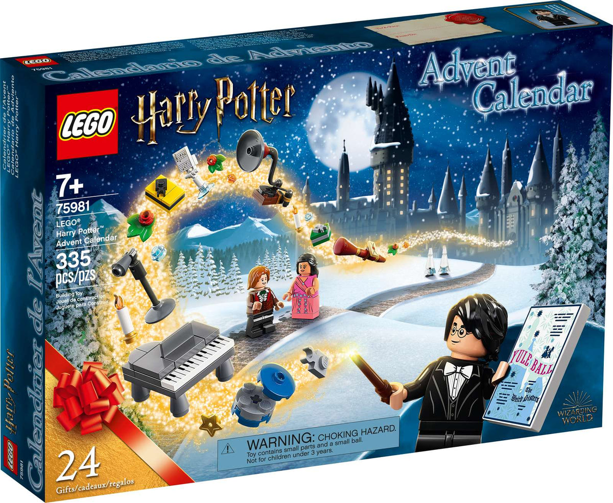 LEGO Harry Potter julekalender 75981 med låger og figurer