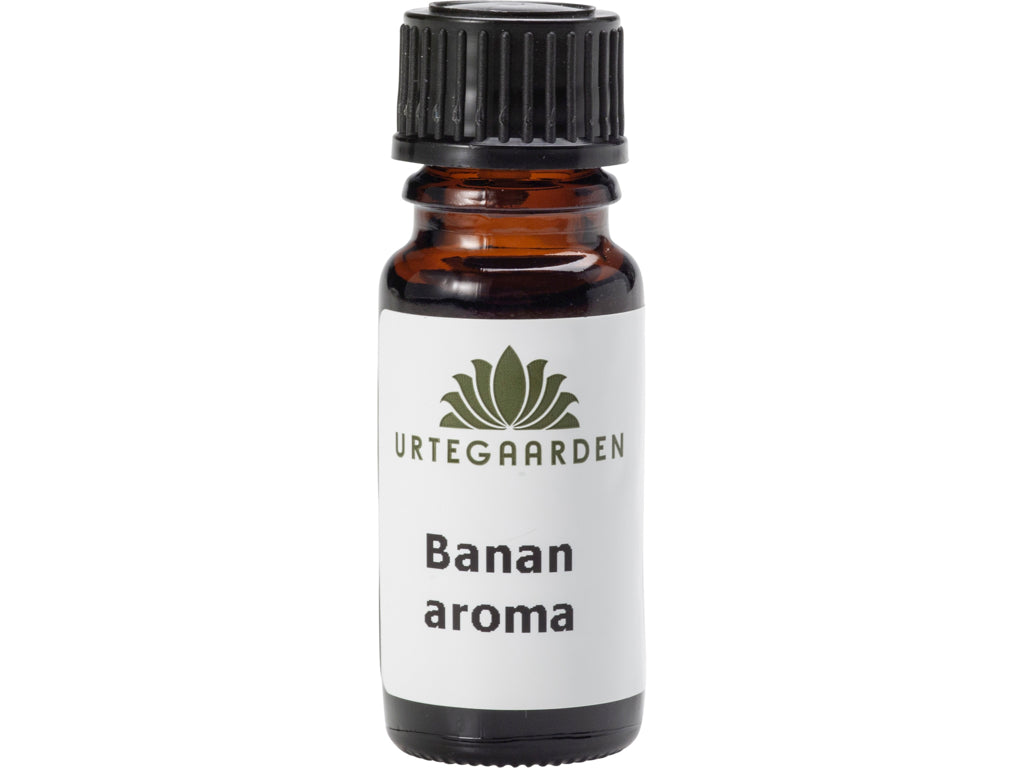 Urtegaarden Bananaroma naturligt aromastof, flaske med 10 ml