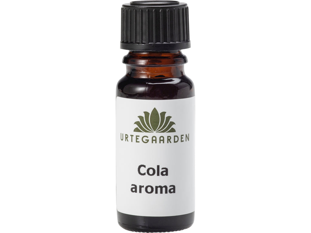 Flaske med Urtegaarden Colaaroma, naturligt aromastof, 10 ml