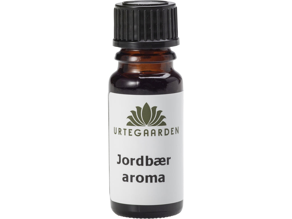 Urtegaarden Jordbæraroma, naturligt aromastof i 10 ml flaske