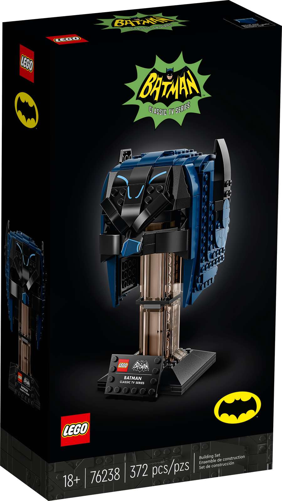 LEGO DC Batman-hætte fra den klassiske tv-serie (76238), byggesæt til voksne fans