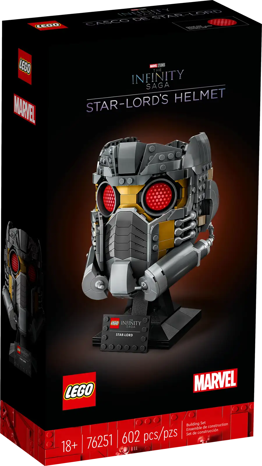 LEGO Marvel Star-Lords hjelm 76251, byggesæt af hjelm fra Guardians of the Galaxy