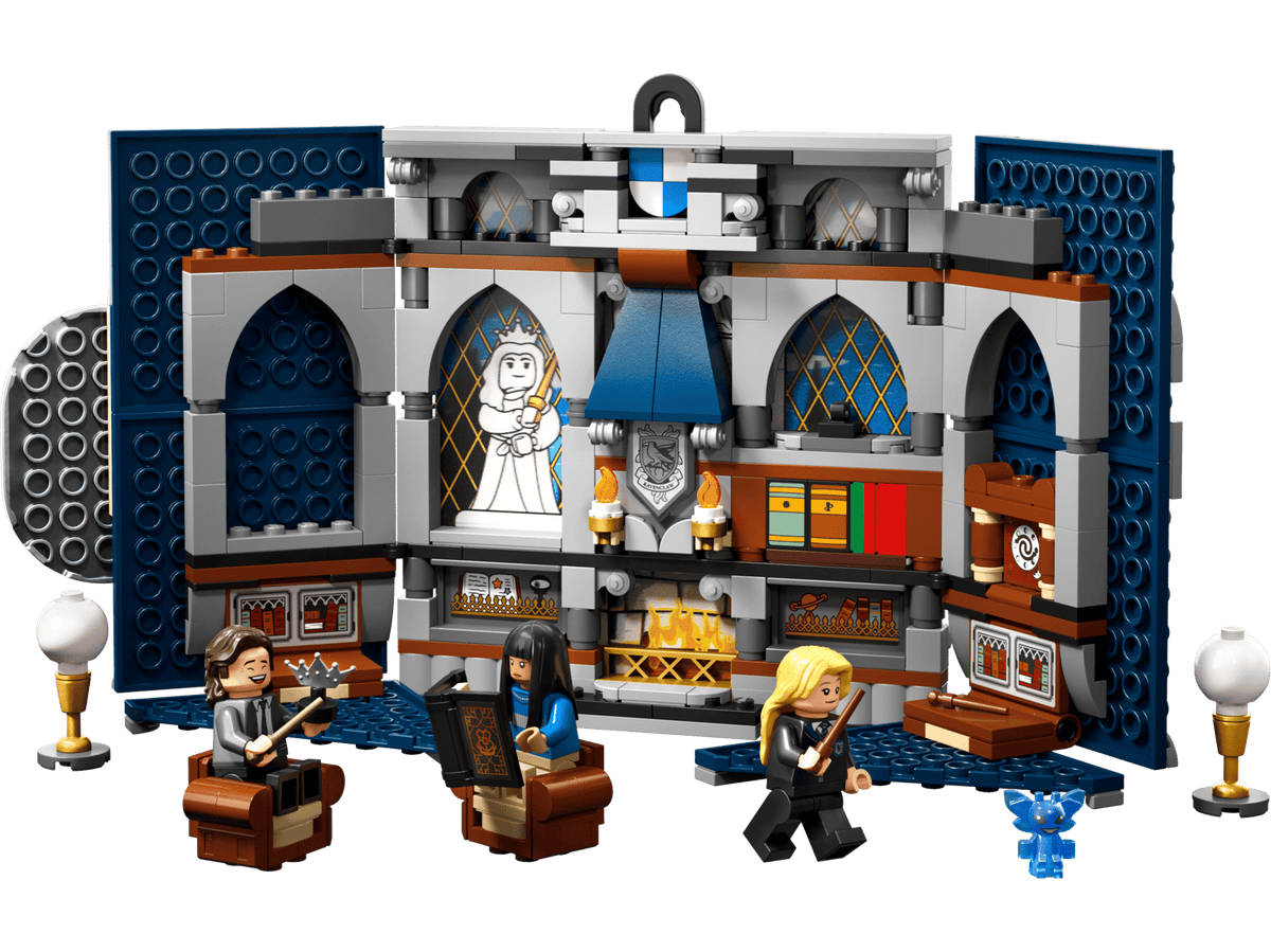 LEGO Harry Potter Ravenclaw-kollegiets banner (76411) med trykt flise med Ravenclaws våbenskjold