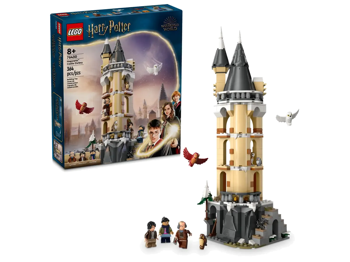 LEGO sæt 76430 med Hogwarts-slottets ugleri fra Harry Potter
