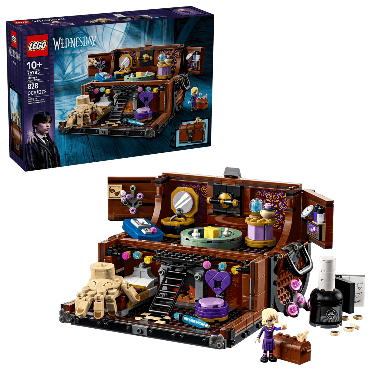 LEGO Wednesday Tings lejlighed byggesæt 76785 med kiste
