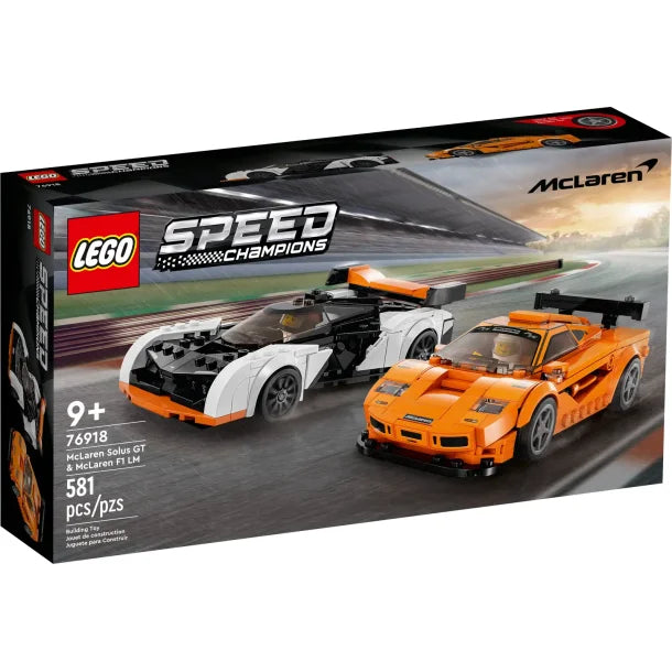 LEGO Speed Champions (76918) med McLaren Solus GT og McLaren F1 LM