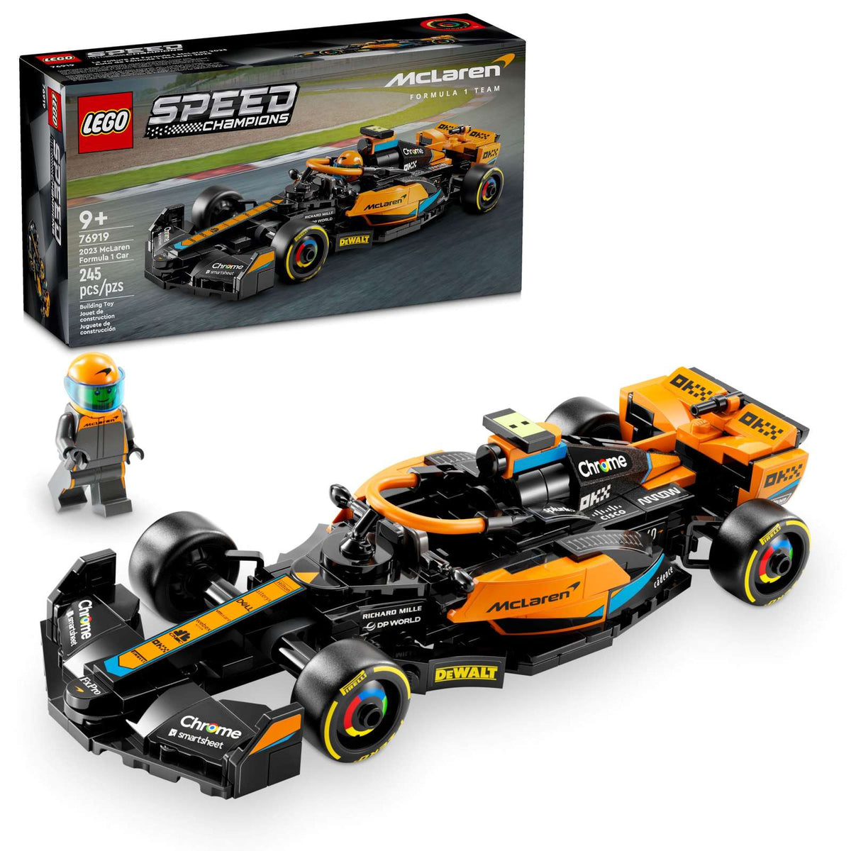 LEGO Speed Champions McLaren Formel 1-racerbil for 2023 (76919) som samlerobjekt