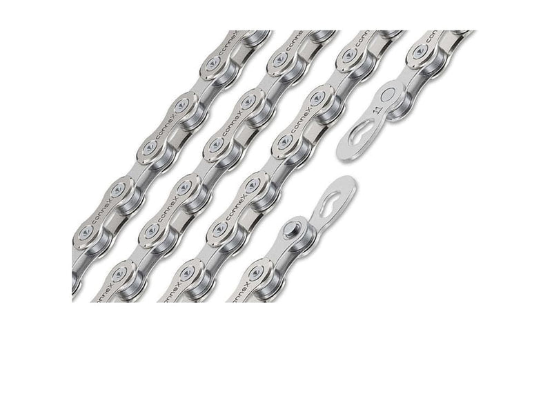 Se Connex kæde 11SE - Til 11 gear E-Bike - 124 led - inklusiv samleled ✔ Kæmpe udvalg i Connex ✔ Meget billig fragt og hurtig levering: 1 - 2 hverdage - Varenummer: CKP-4041319002664 og barcode / Ean: &