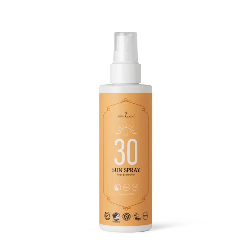 Lille Kanin solspray SPF30 i 200 ml flaske