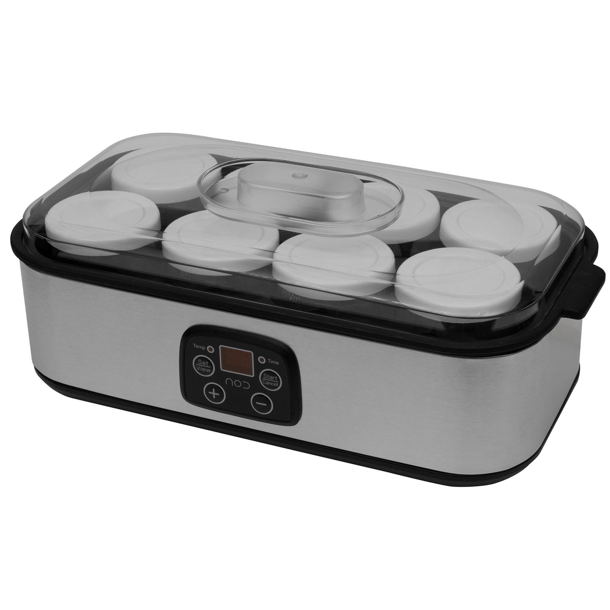 Nod yoghurtmaker til fremstilling af hjemmelavet yoghurt i 8 portioner