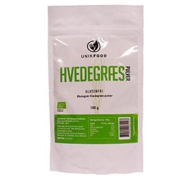 Pakning med Diet-Food økologisk hvedegræspulver, 100 g