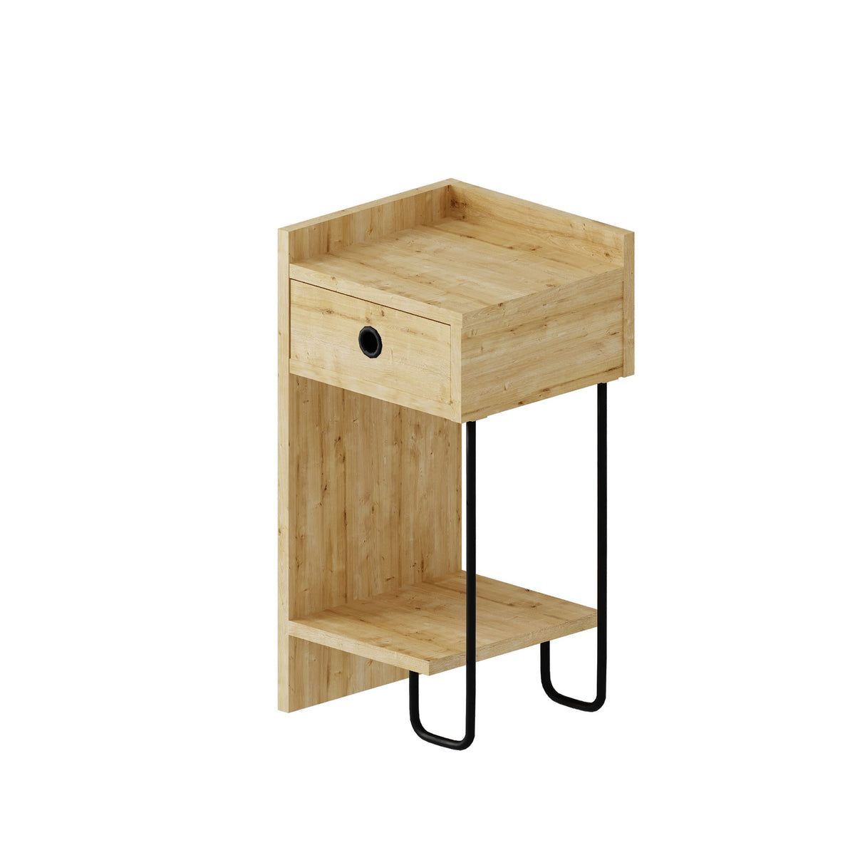 Se FUNZI LIVING Sirius natbord, venstre, m. 1 hylde og 1 skuffe - eg melamin (32x30) ❤ Kæmpe udvalg i Funzi Living - Køb online på udsalg og tilbud lige nu ❤ Hurtig levering til lave fragtpriser - Varenummer: Boboonline-114248 og barcode / Ean: 8683743798063 på lager - Udsalg på Møbler,Borde,Sengeborde Spar stort – op til 71% - Kæmpe udsalg på over 2.739 brands