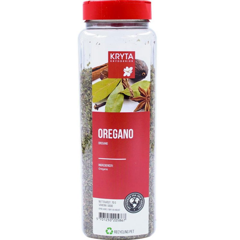 Se Skåret Oregano 70 g ✔ Kæmpe udvalg i Kryta - Køb online på udsalg og tilbud lige nu ✔ Hurtig levering til lave fragtpriser - Varenummer: Barlife-1482931 og 5701250205867 på lager - Udsalg på Höstrea Op til 63% rabat - Mere end 1.329 populære mærker på udsalg